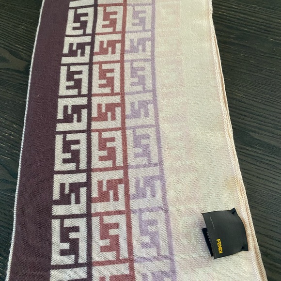 Fendi Wool Scarf Multi Color - Picture 1 of 10